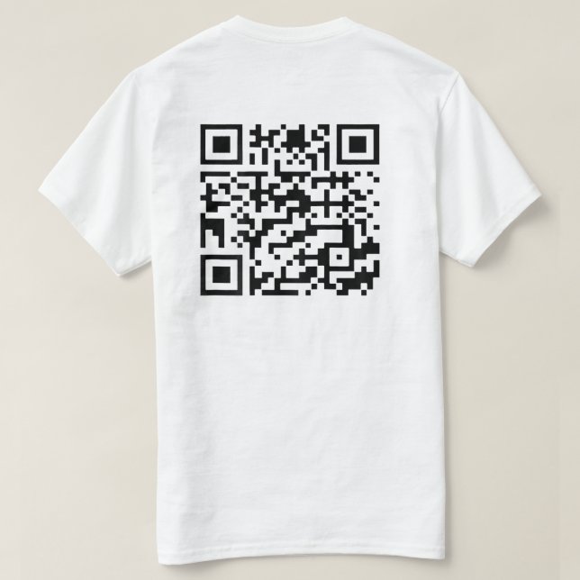 T-shirt Code QR de danse drôle du président Trump (au dos) (Design dos)