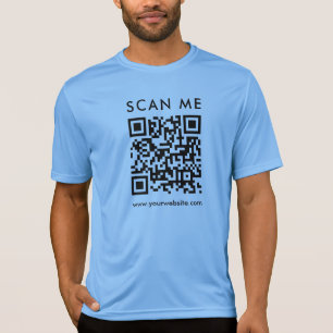T-shirt Code QR de l'entreprise Scannez-moi Hommes Impress