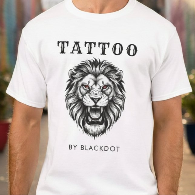 T-shirt Code QR de marque créative pour tatoueurs professi (Créateur téléchargé)