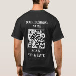 T-shirt Code QR Entreprise Customisé<br><div class="desc">Améliorez votre tenue d'affaires avec une touche personnalisée en ajoutant un code QR à votre t-shirt. Mélangez la mode et la technologie de manière transparente, permettant aux clients de numériser et d'accéder à votre contenu numérique sans effort. Optez pour l'innovation dans le style et le réseautage avec cette touche moderne...</div>
