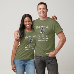 T-shirt Code QR Moderne Mariée Mari Bachelorette