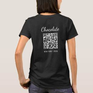 T-shirt Code QR personnalisé pour l'événement du Festival