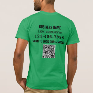 T-shirt Code QR personnalisé Social Media Business Event