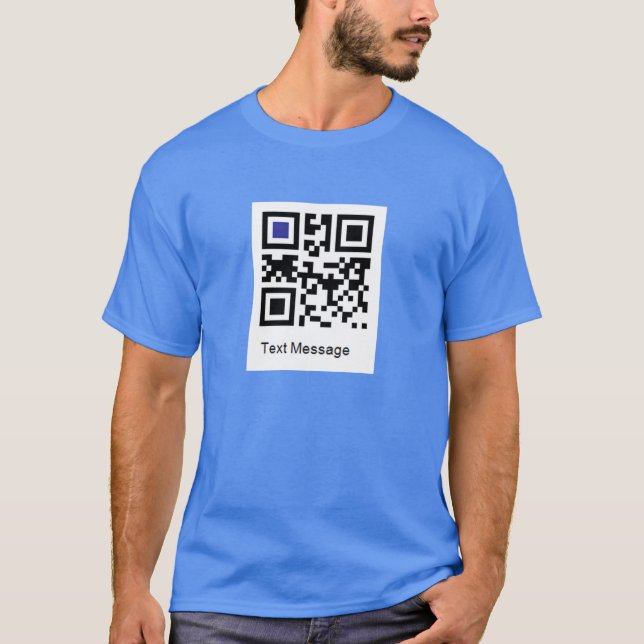 T-shirt Code QR pour VOUS ÊTES UN IDIOT ! (Devant)
