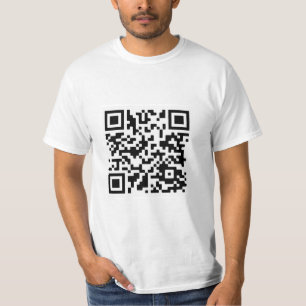 T-shirt Code QR Rick Roll