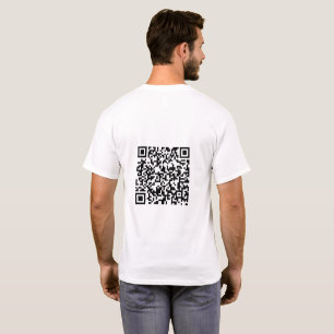 T-shirt Code QR scannable Tee de base pour hommes Customis