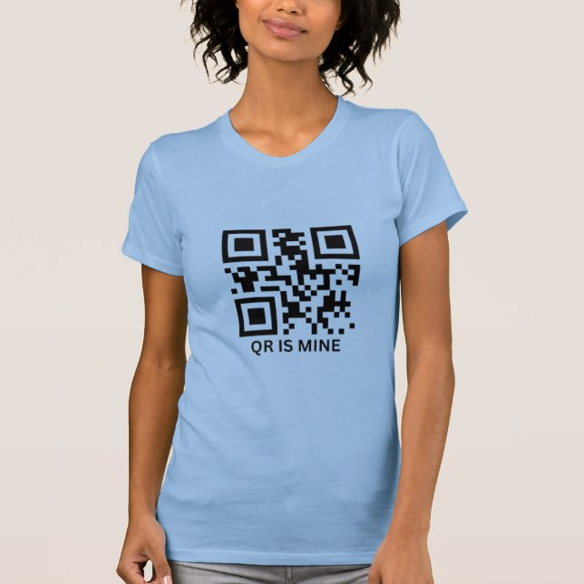 T-shirt Code QR tee - shirt personnalisé personnalisé (Devant)