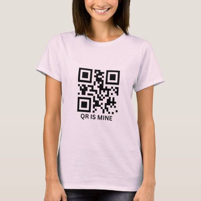 T-shirt Code QR tee - shirt personnalisé personnalisé (Devant)
