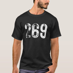 T-shirt Code régional 269 Kalamazoo MI Téléphone mobile Zo