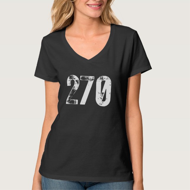 T-shirt Code régional 270 Bowling Green KY Code régional m (Devant)
