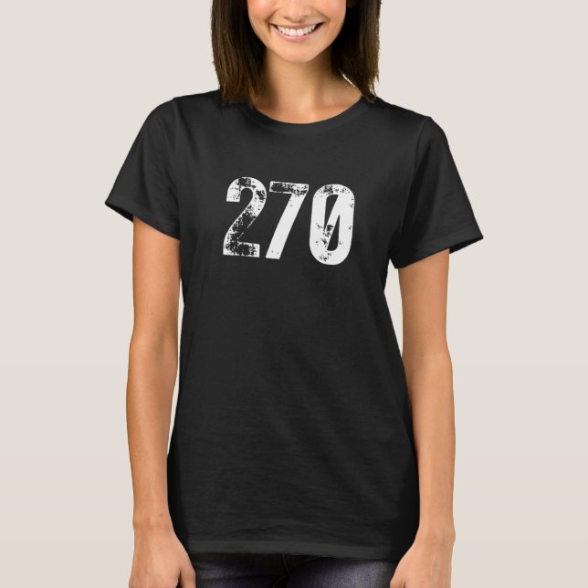 T-shirt Code régional 270 Bowling Green KY Zone mobile Cod (Devant)