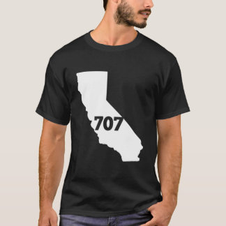 T-shirt Code régional California 707