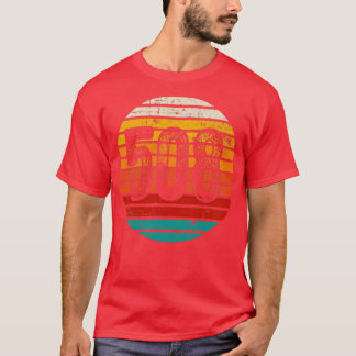 T-shirt Code régional du coucher de soleil Vintage 508 en 