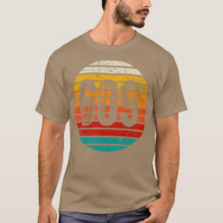T-shirt Code régional du coucher de soleil Vintage 609 en 