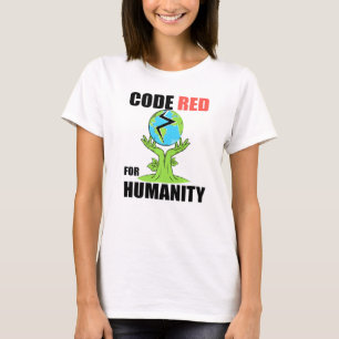 T-shirt Code Très Rouge Pour L'Humanité