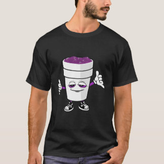 T-shirt Codéine Purple Boire Sizzurp Double Coupe Lean