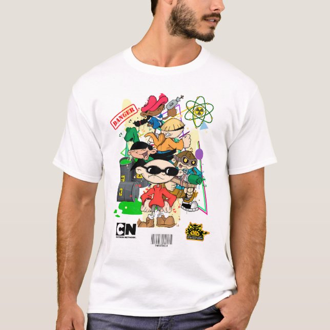 T-shirt Codename: Kids Next Door – KND Team 90s Cartoon Ar (Devant)