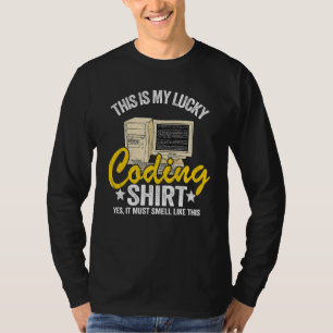 T-shirt Coder Blagues Geek Programmeur Informatique C'Est