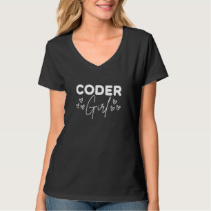 T-shirt Coder Girl Computer Science
