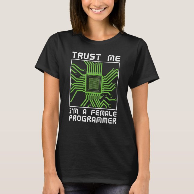 T-shirt Coder Microchip - Programme d'ingénieur logiciel (Devant)