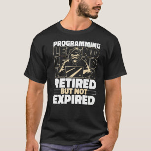 T-shirt Coder Retraite Coding Developer Software Engineer
