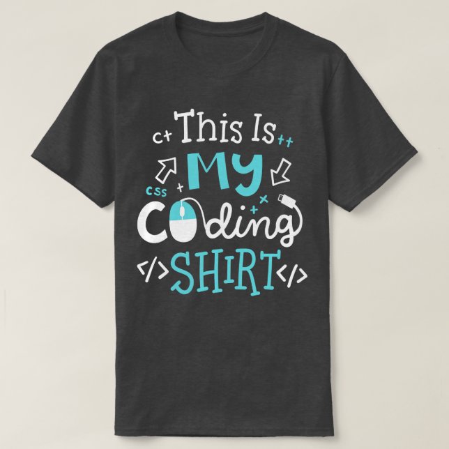 T-shirt Codeur ordinateur 1 (Design devant)