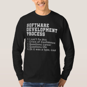 T-shirt Codeur programmeur de processus de développement l