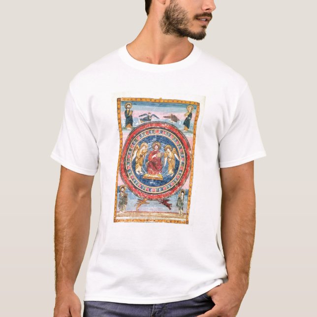 T-shirt Codex Amiatinus le Christ dans la majesté (Devant)