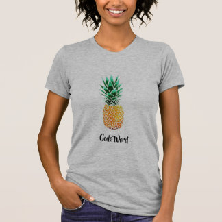 T-shirt Codez le mot "ananas" - obsession de 80 jours