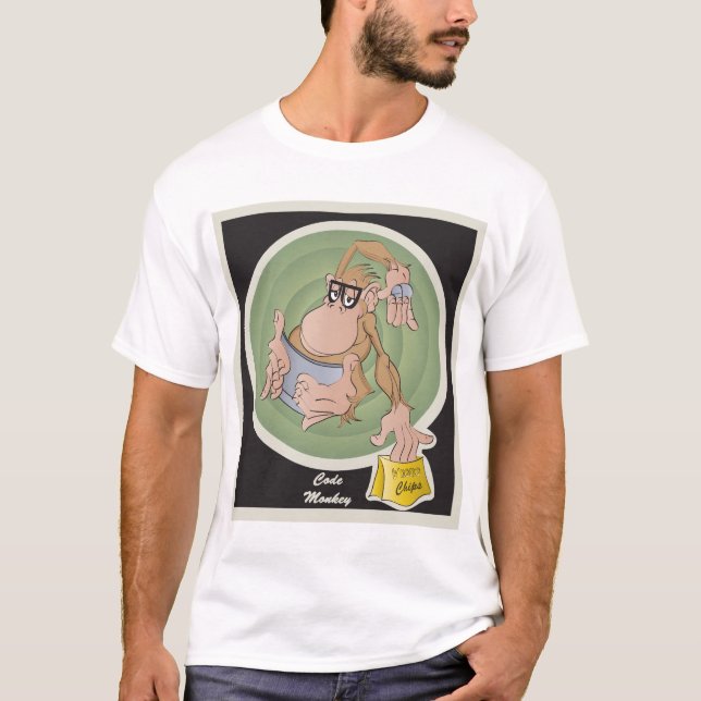 T-shirt codez le singe (Devant)