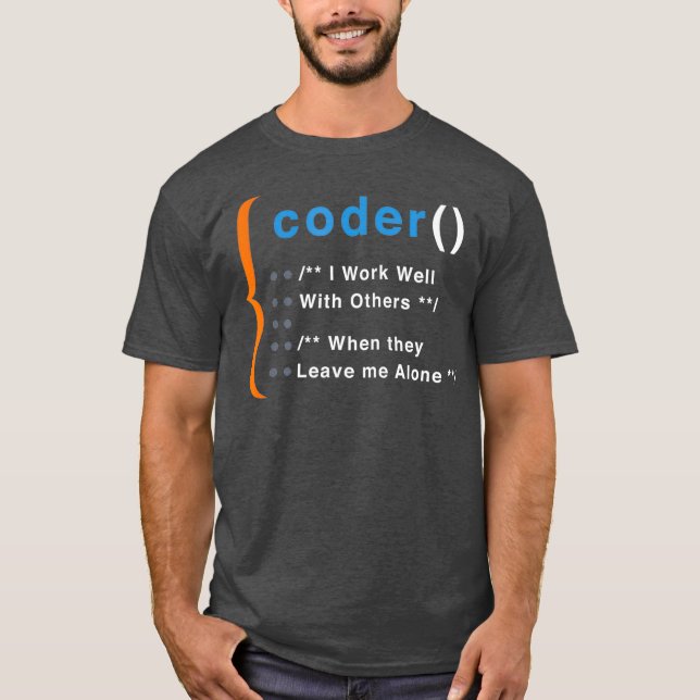 T-shirt Coding Computer Programmation Cadeau (Devant)