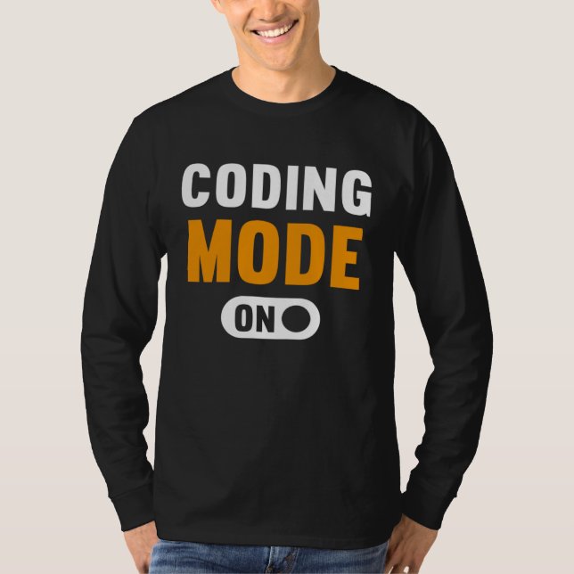 T-shirt Coding Mode on (Devant)