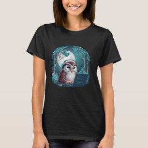 T-shirt Coding Owl Software Developer par Night Owl par Na