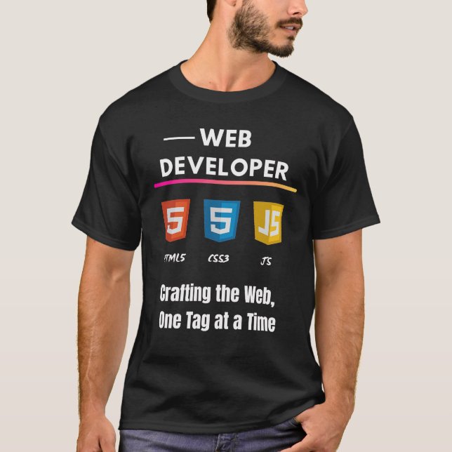 T-shirt Coding Web Developer (Devant)