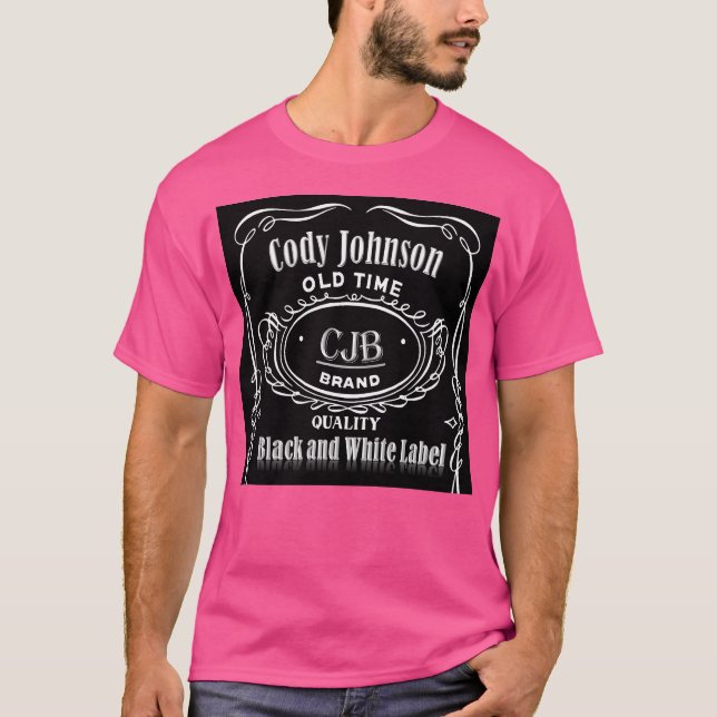 T-shirt Cody Johnson - Album Étiquette Noir Et Blanc 2011 (Devant)