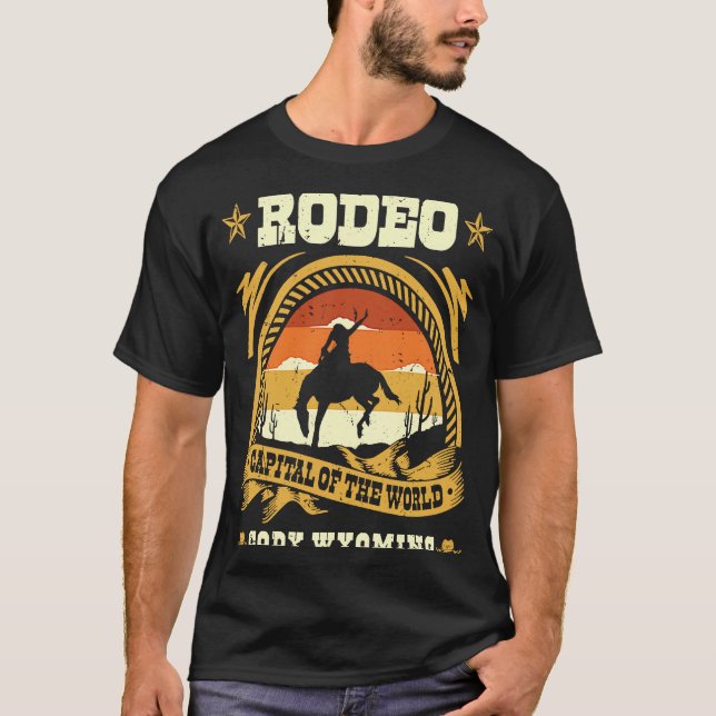 T-shirt Cody Wyoming Rodeo Capitale du Monde Tourisme So (Devant)