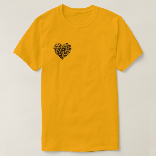 t-shirt coeur (Design devant)