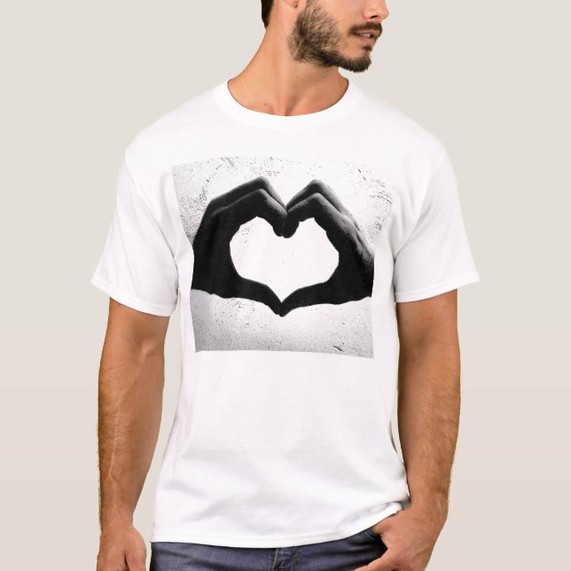 T-shirt coeur (Devant)