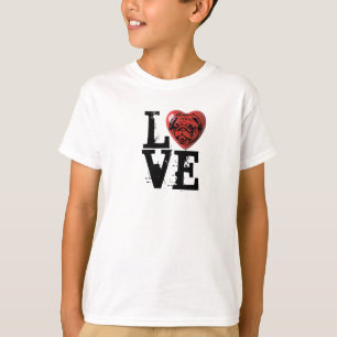 T-shirt Coeur 3 de carlins d'AMOUR