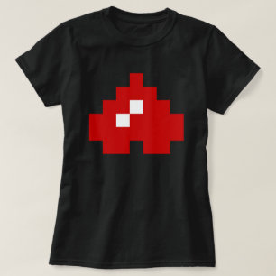 T-shirt Coeur à 8 bits Pixel