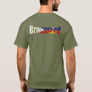 T-shirt Coeur acadien de fierté de Broussard Cajun de