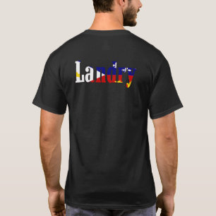 T-shirt Coeur acadien de fierté de Landry Cajun de drapeau