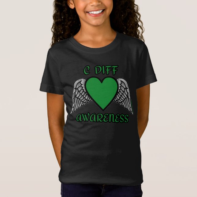 T-Shirt Coeur/ailes...C Diff (Devant)