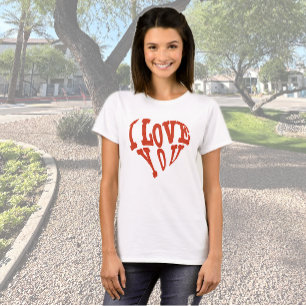 T-shirt Coeur aimant