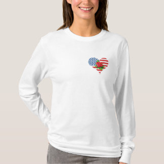 T-shirt Coeur américain de beauté