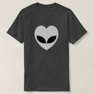 T-shirt Coeur Amour Alien