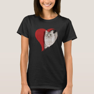 T-shirt Coeur amour Kitten pour animal et chat mignon
