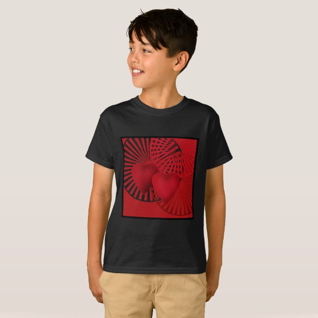 T-shirt Coeur amoureux (Devant entier)