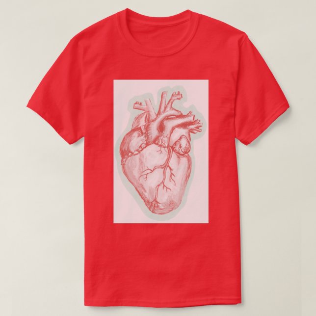 T-shirt coeur anatomique 1 (Design devant)