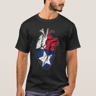 T-shirt Coeur anatomique du Texas Patriots Texan Pride